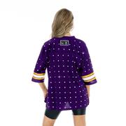 LSU Gameday Couture Kickoff Time All Over Rhinestone Jersey